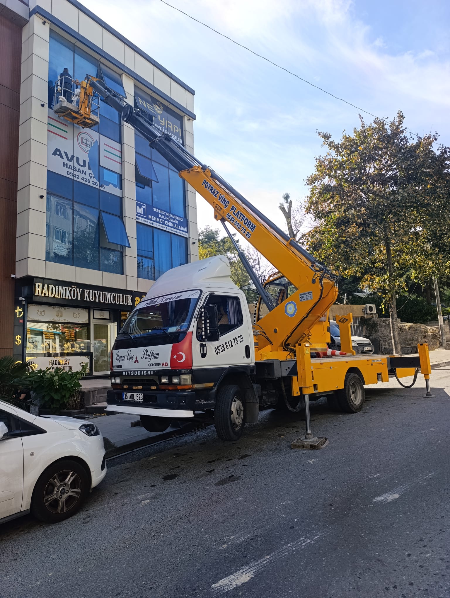Vinç kiralama saha çalışması