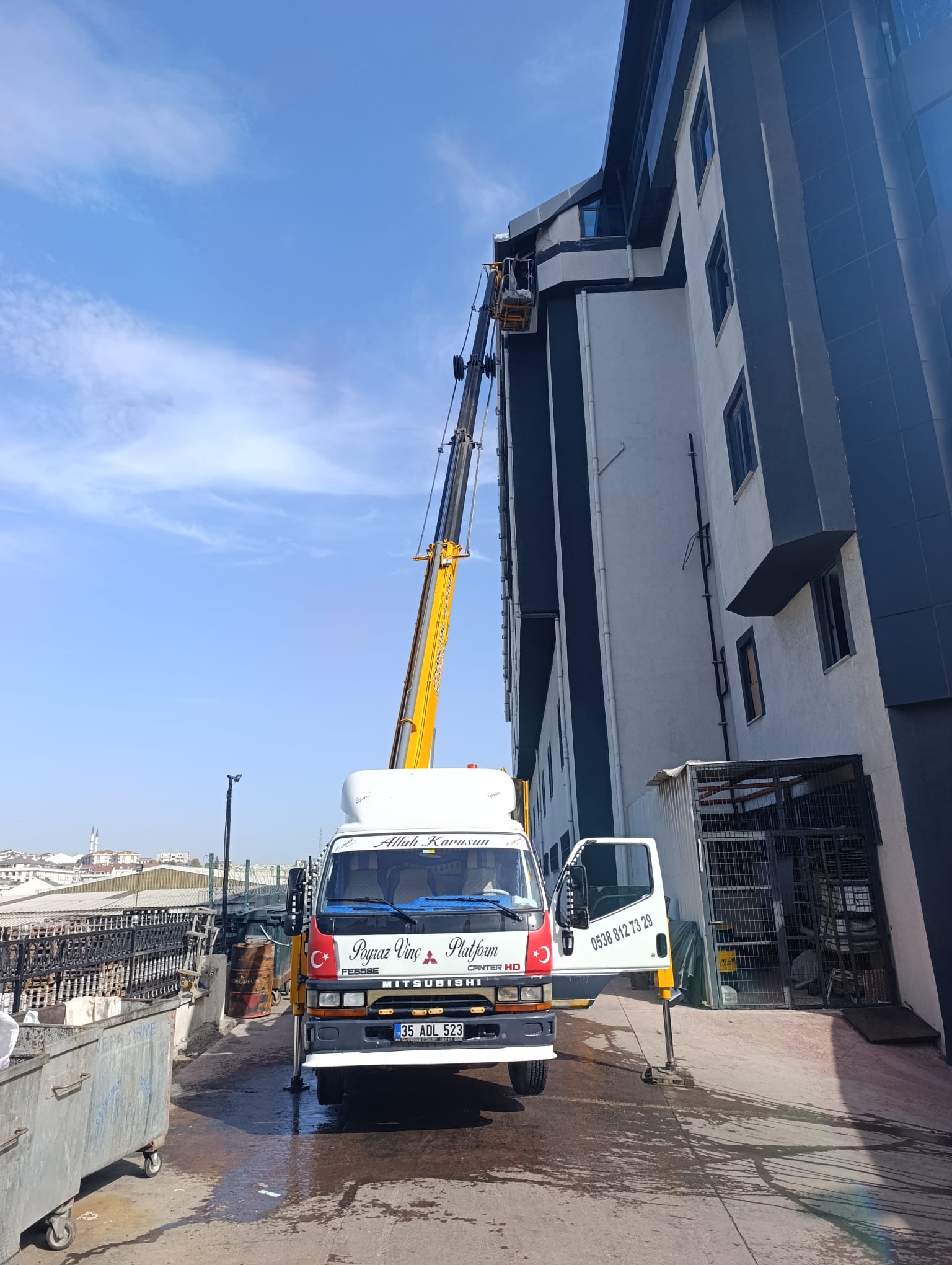 Esenyurt çeşitli tonajlarda vinç kiralama